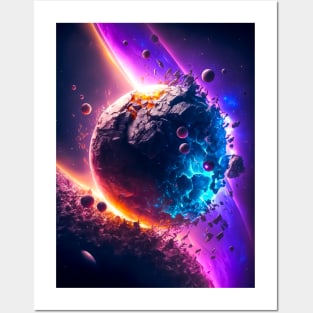 Cosmic Whirlwind: Enchanted Landscapes Posters and Art